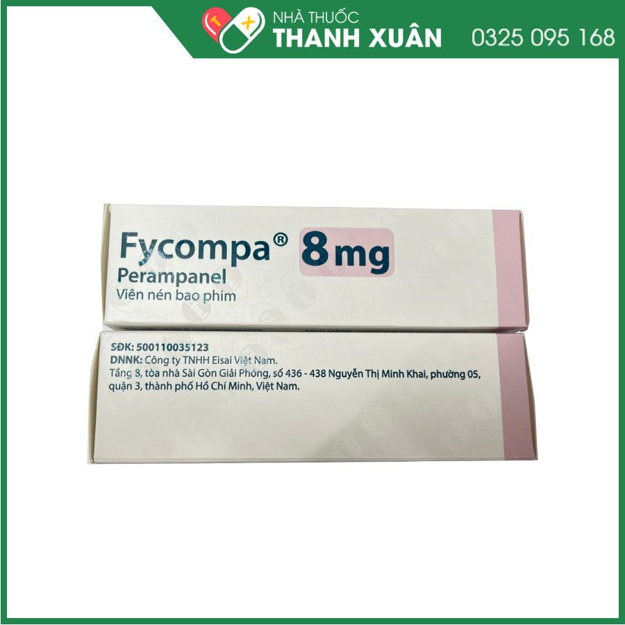 Fycompa 8mg điều trị bổ trợ cơn động kinh